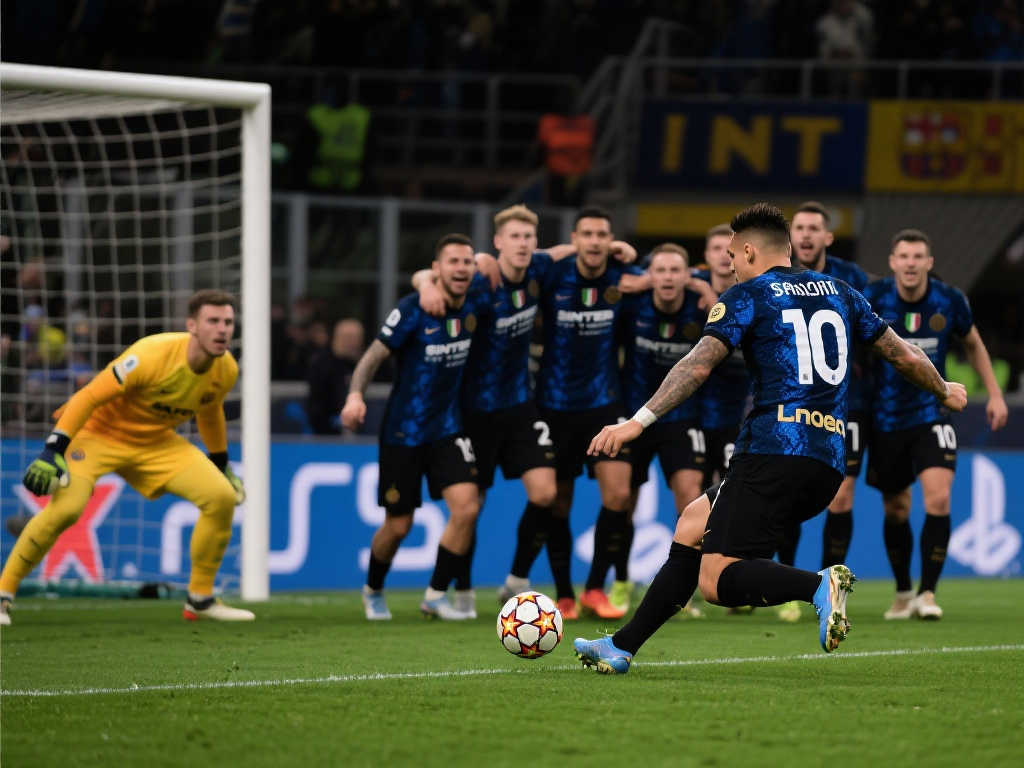 绝地反击！国际米兰加时激战4-3、7-6力克巴萨，挺进欧冠下一轮